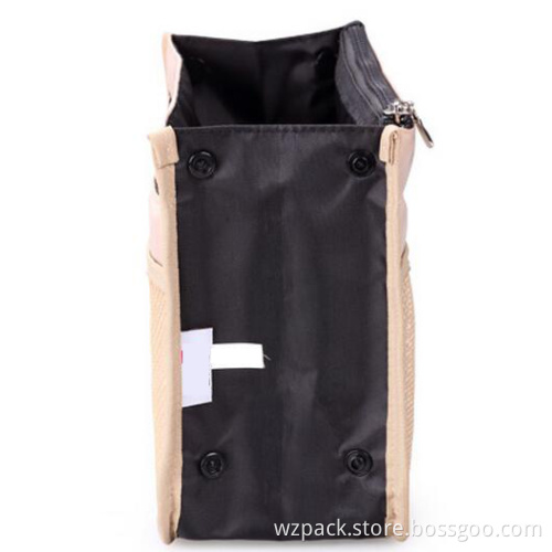 2016 OEM Dual Insert Multi-Function Travel Pouch Handbag-Makeup Tidy Organizer make up bag